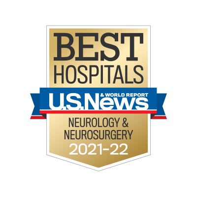 AdventHealth has been designated a U.S. News & World Report Best Hospital in Neurology and Neurosurgery for 2021-2022.